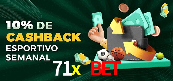 10% de bônus de cashback na 71x bet
